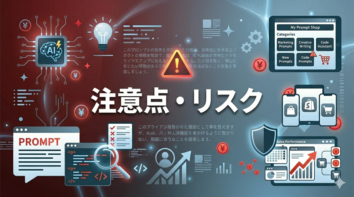 ChatGPT副業の注意点