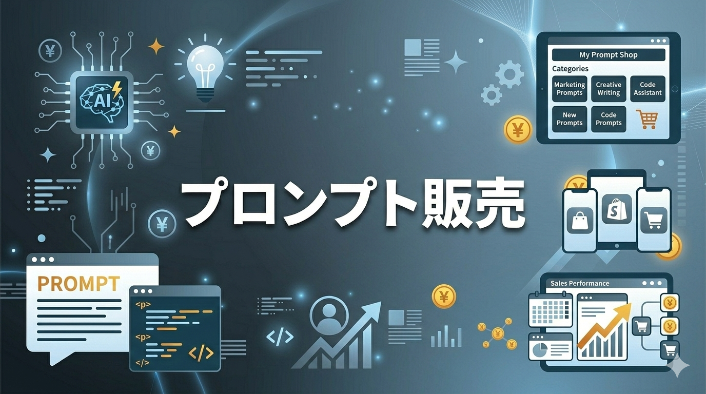 ChatGPTプロンプト販売副業