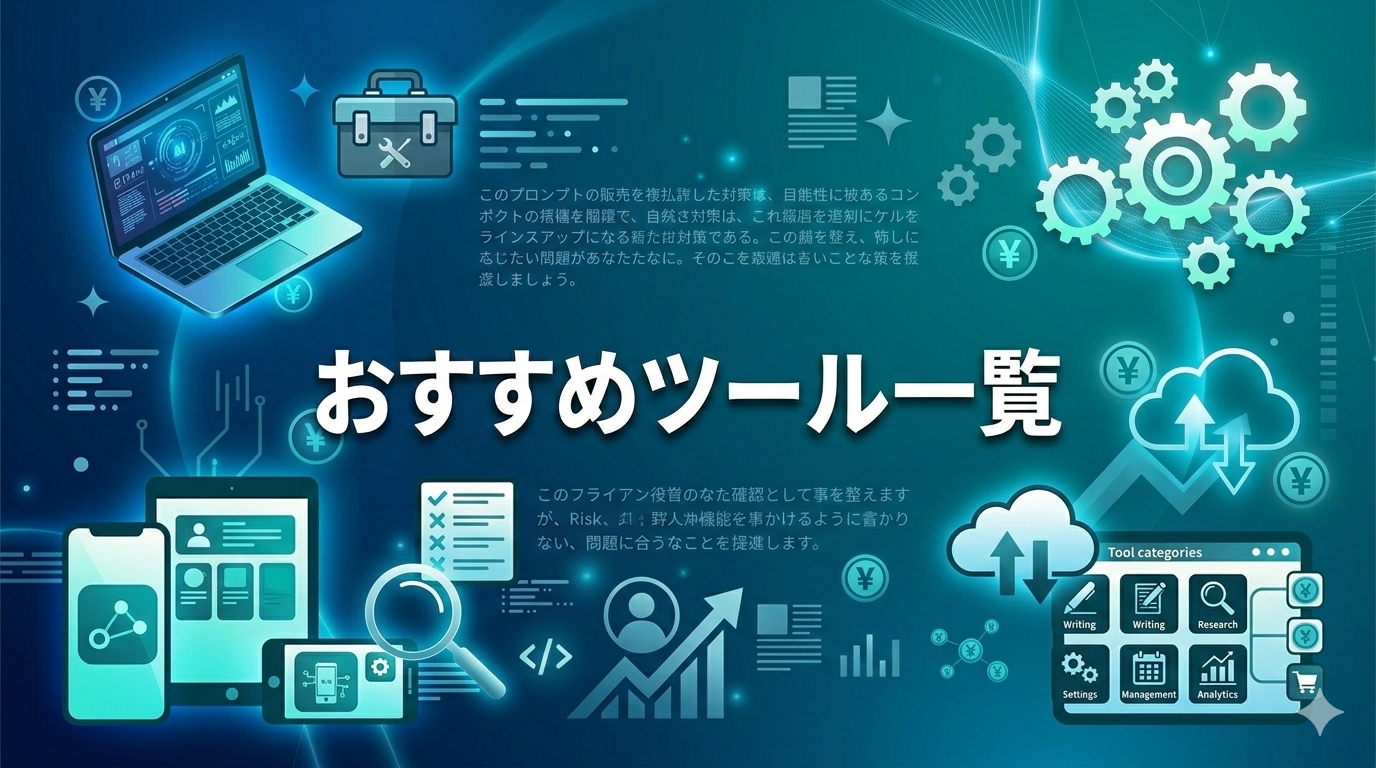 ChatGPT副業おすすめツール一覧